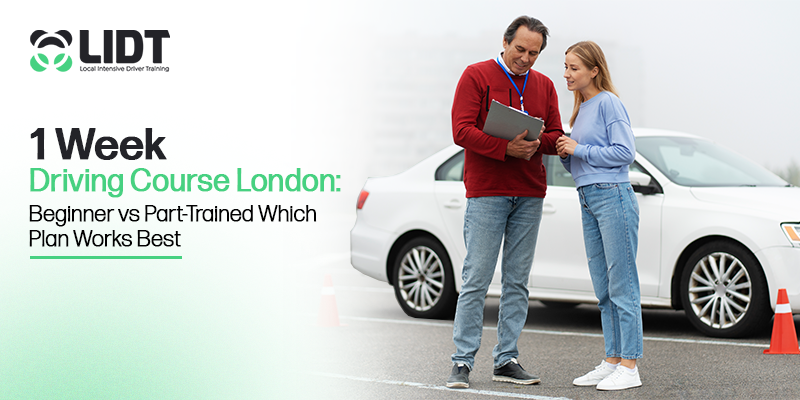 1 week driving course in London