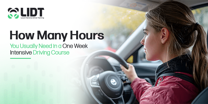 one week driving crash course London